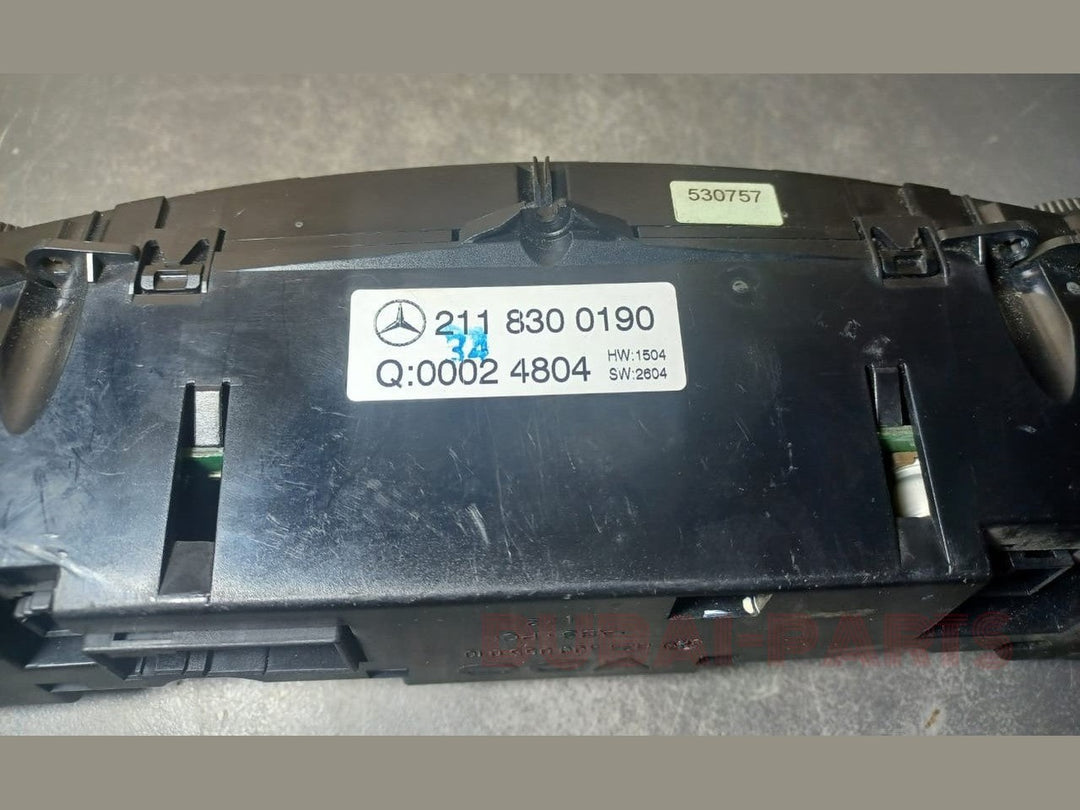 2007-2009 Mercede-Benz E-Class W211 E320 AC A/C Climate Control Switch A211 8300190 OEM