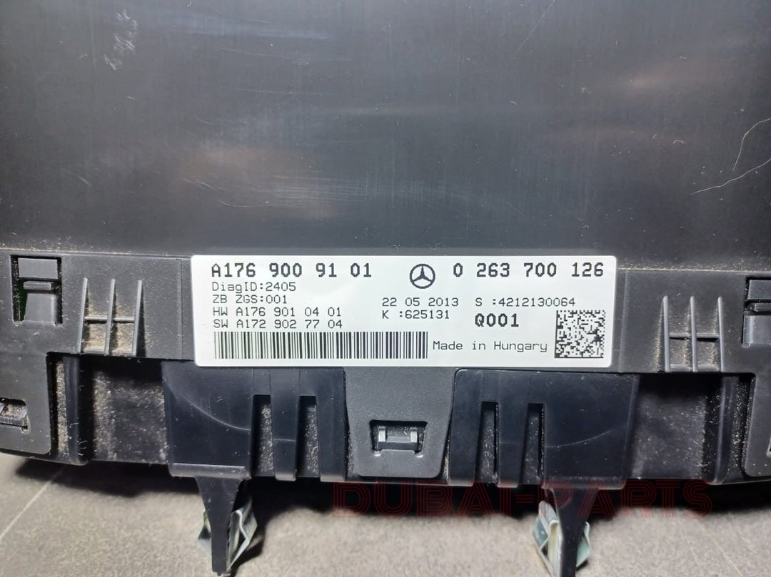 2013-2016 Mercedes-Benz W176 A-Class Instrument Cluster Speedometer A176 9009101