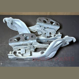 2017-2022 MERCEDES-BENZ W213 E-CLASS LEFT AND RIGHT FRONT HOOD BONNET HINGE SET OEM WHITE