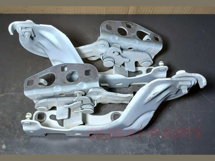 2017-2022 MERCEDES-BENZ W213 E-CLASS LEFT AND RIGHT FRONT HOOD BONNET HINGE SET OEM WHITE