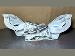 Load image into Gallery viewer, 2017-2022 MERCEDES-BENZ W213 E-CLASS LEFT AND RIGHT FRONT HOOD BONNET HINGE SET OEM WHITE
