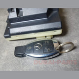 2017 MERCEDES-BENZ W205 C-CLASS IGNITION START STOP SWITCH MODULE BUTTON WITH KEY OEM