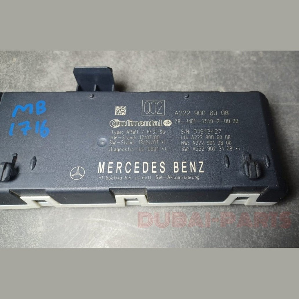 MERCEDES-BENZ C-CLASS W205 REMOTE TAILGATE TRUNK RELEASE CONTROL MODULE A222 9006008 OEM