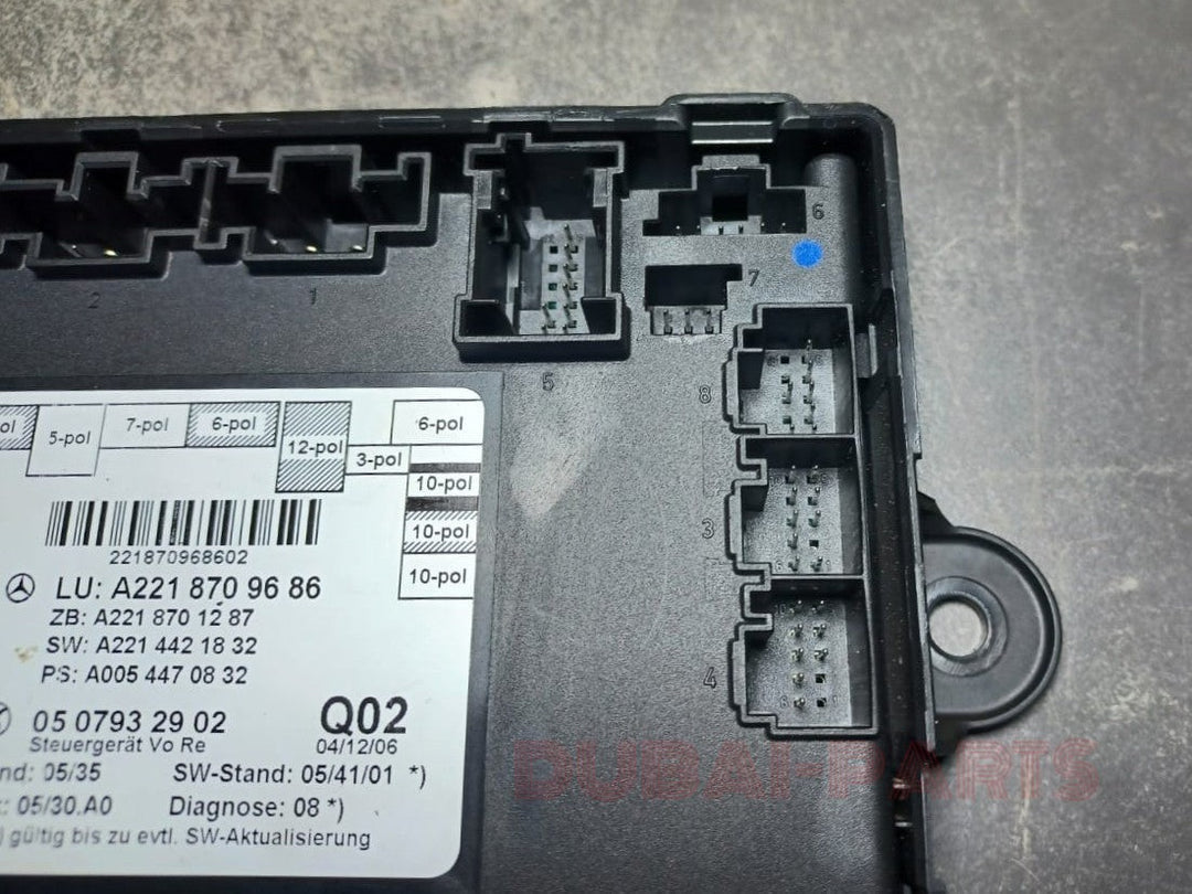 2007-2013 Mercedes-Benz W221 S-Class Original Door Control Unit Module A221 8709686 OEM