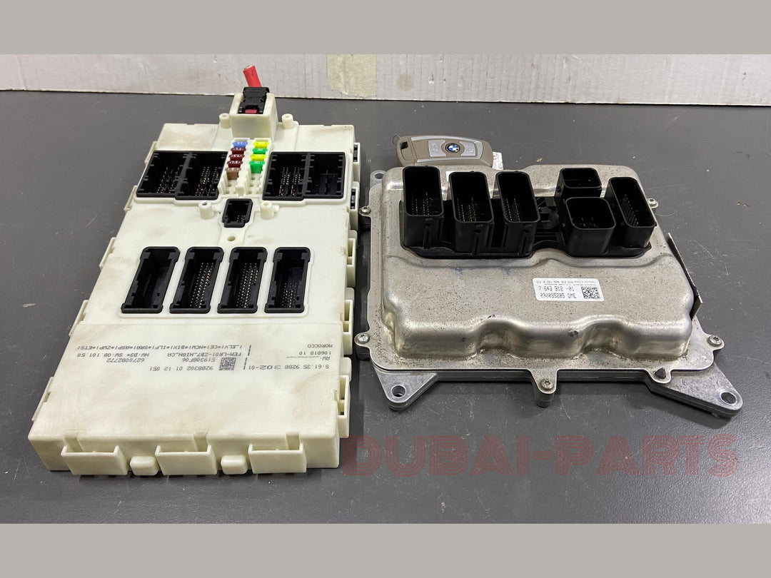 BMW 3,5 SERIES F30 F10 F11 X3 F25 N20 ENGINE CONTROL UNIT DME ECU SET 7643312 USED