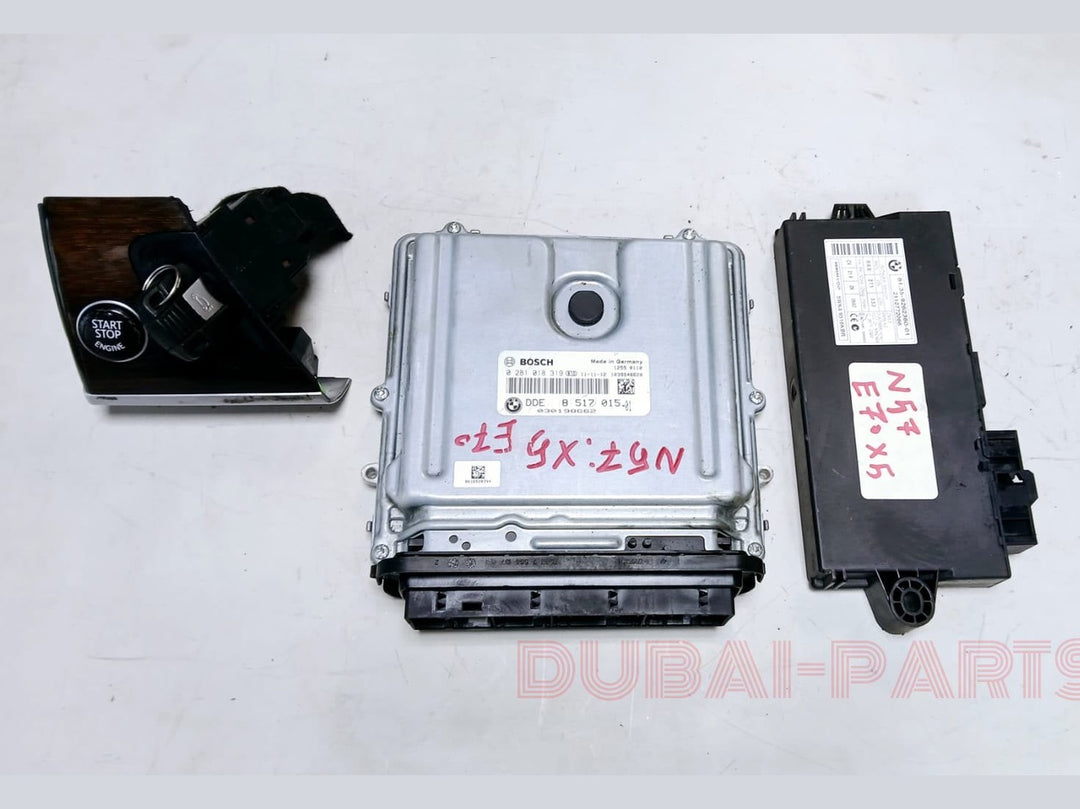 BMW X5 E70 X6 E71 30dX Diesel N57 ECU Kit DDE 8517015 + CAS3 + Key