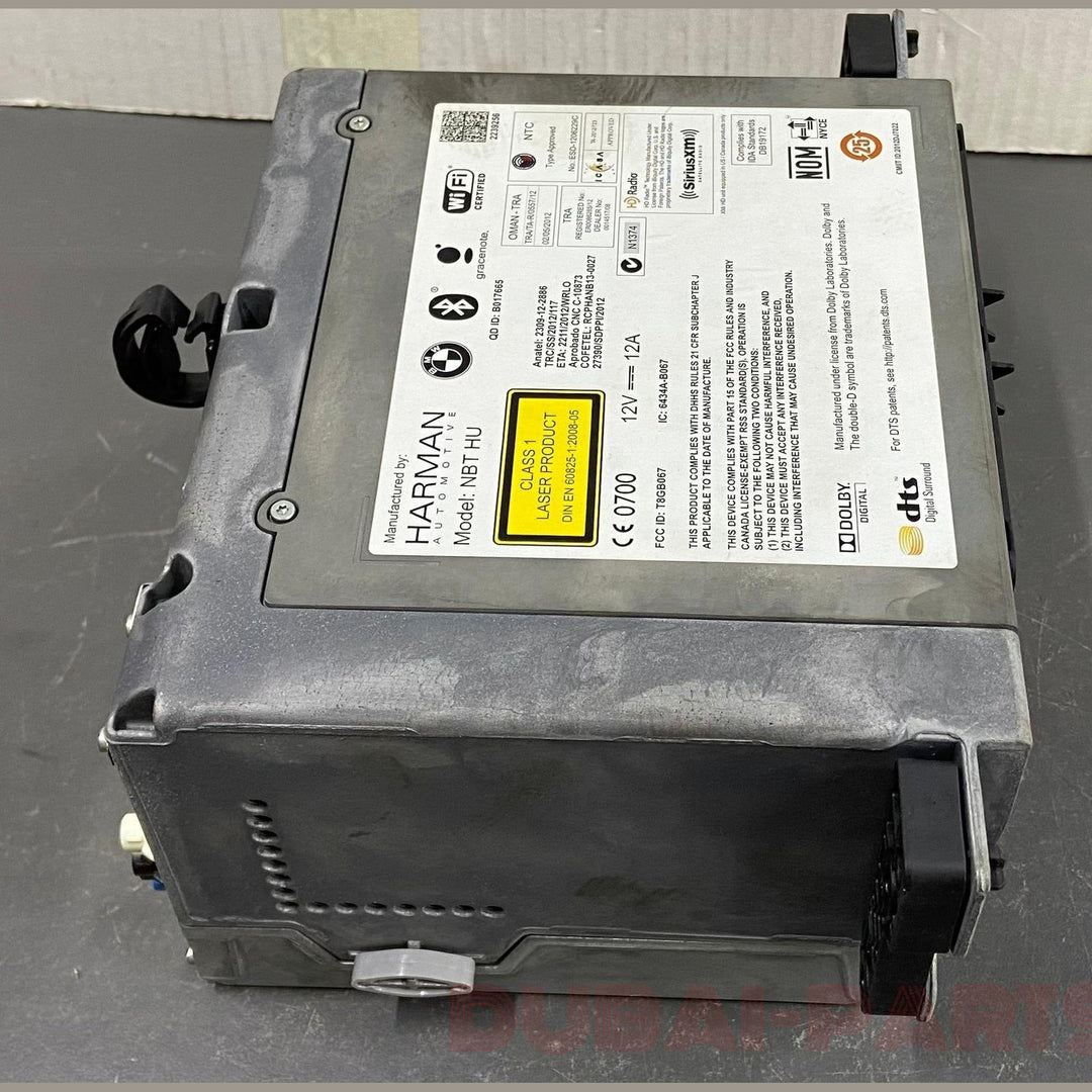 وحدة رأس صوتية أصلية من BMW، طرازات 6 F06 F12، 7 F01، X5 F15، X6 F16، مزودة بنظام ملاحة عالي الجودة، رقم القطعة NBT9347818، مستعملة.