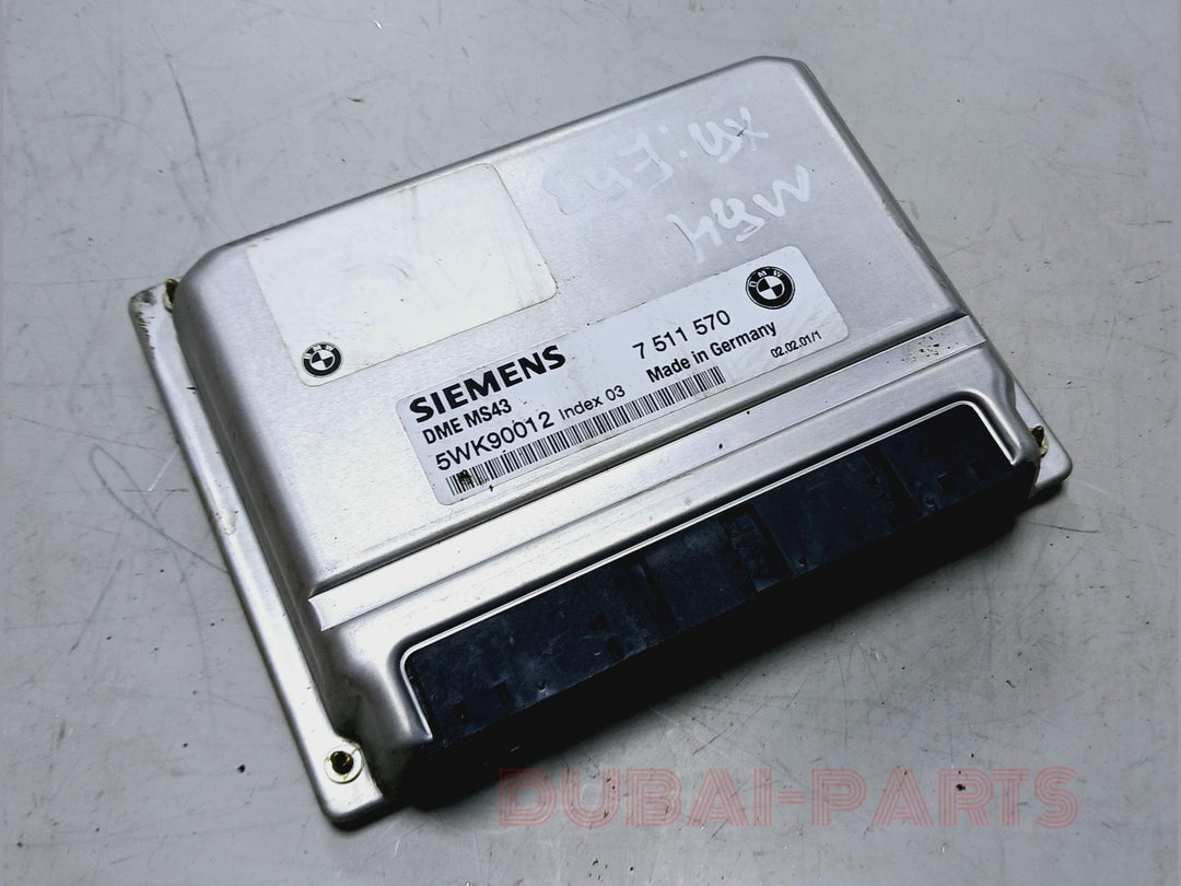 BMW 3,5, SERIES E46 E39 Z3 E36 M54 ENGINE CONTROL ECU MODULE DME MS43 7511570