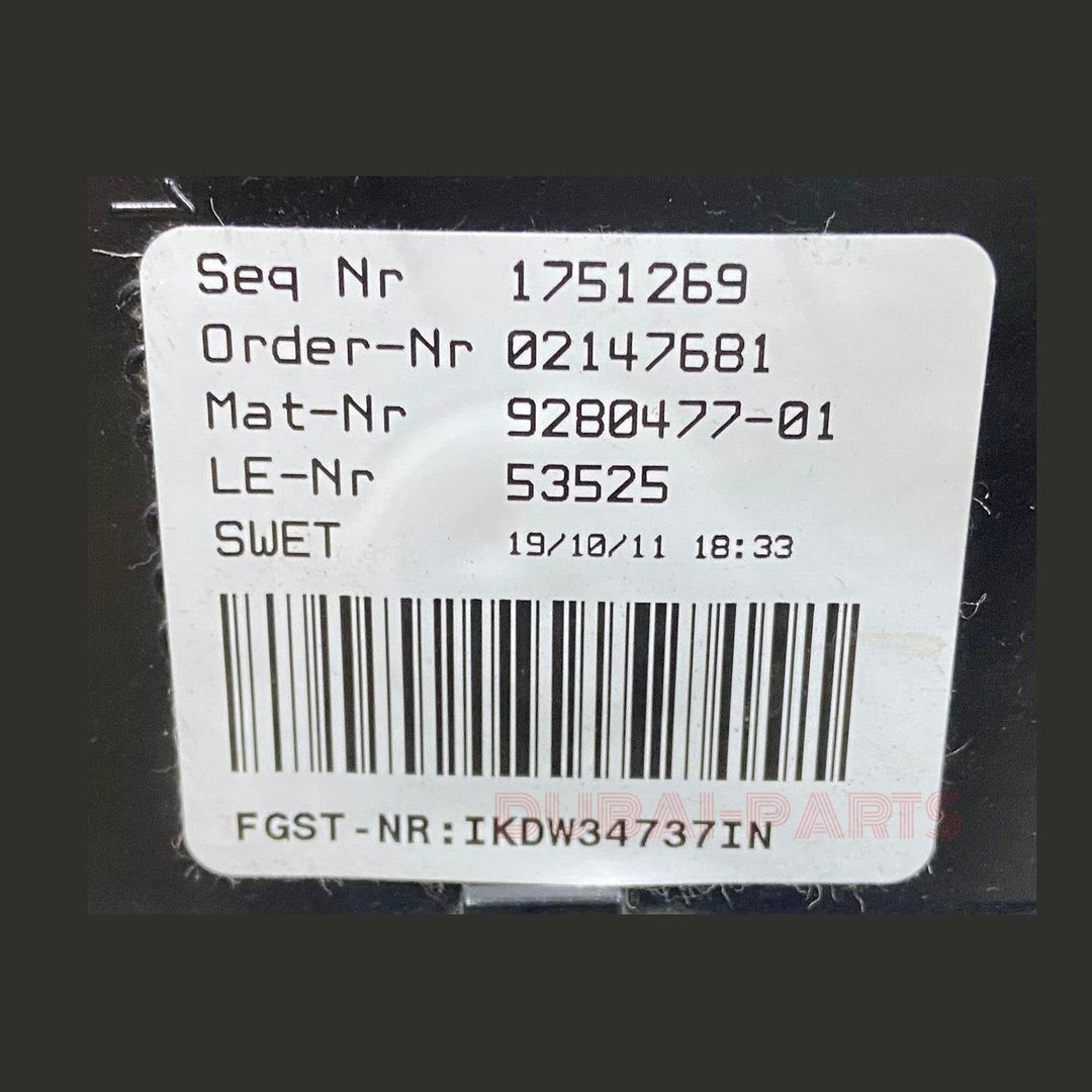 OEM BMW F10 F11 F18 F07 GT F25 Instrument Cluster Speedometer (KMH) 9280477 USED ITEM