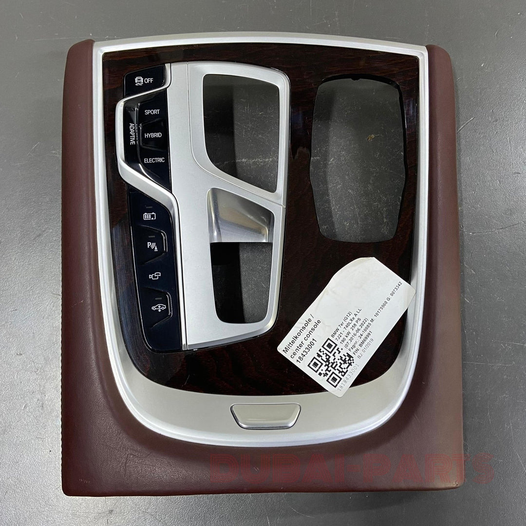 OEM 2016-2021 BMW 750I G12 FRONT CONSOLE PARK ASSIST AUTO HOLD SWITCH PANEL 9321365 USED ITEM