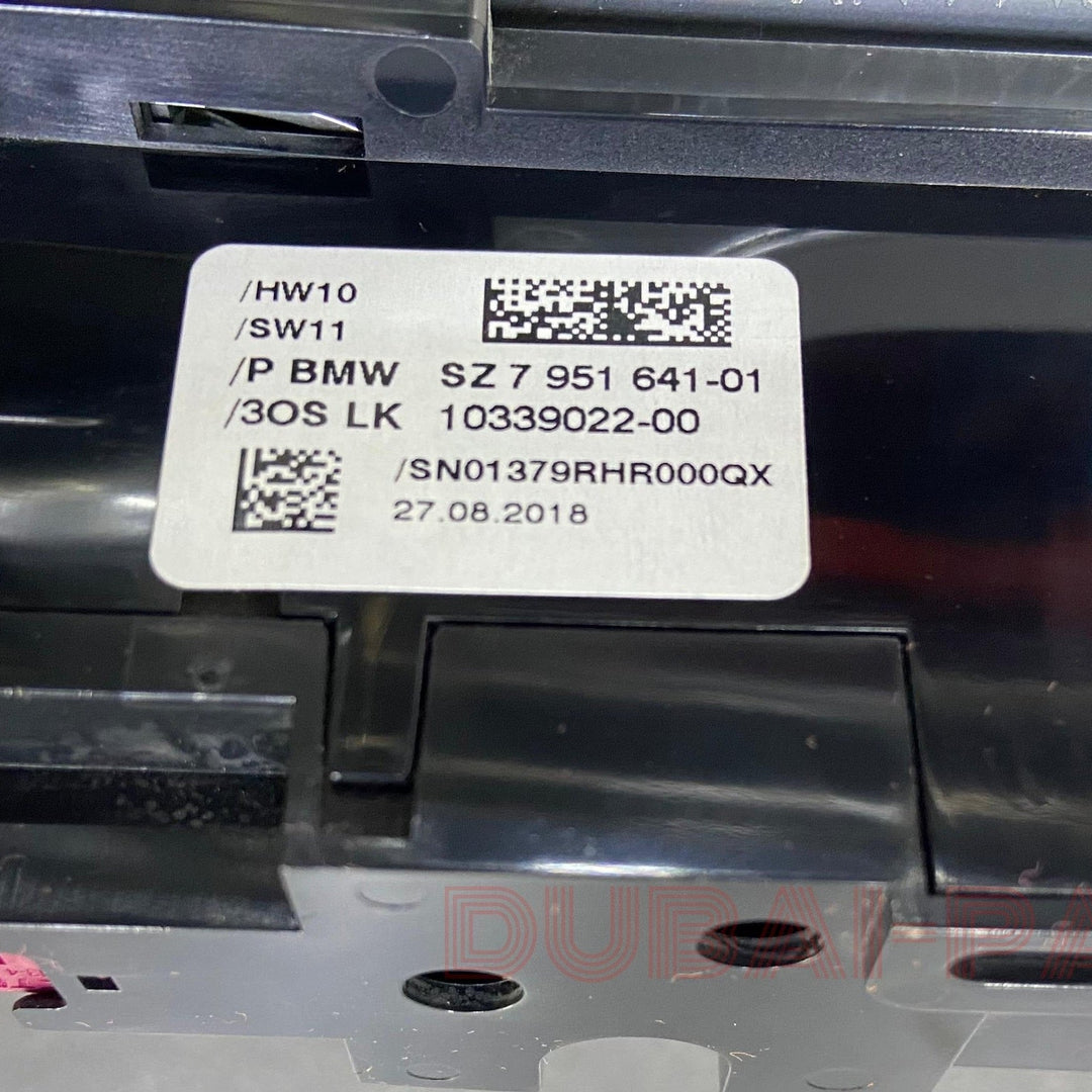 OEM 2016-2021 BMW 750I G12 FRONT CONSOLE PARK ASSIST AUTO HOLD SWITCH PANEL 9321365 USED ITEM
