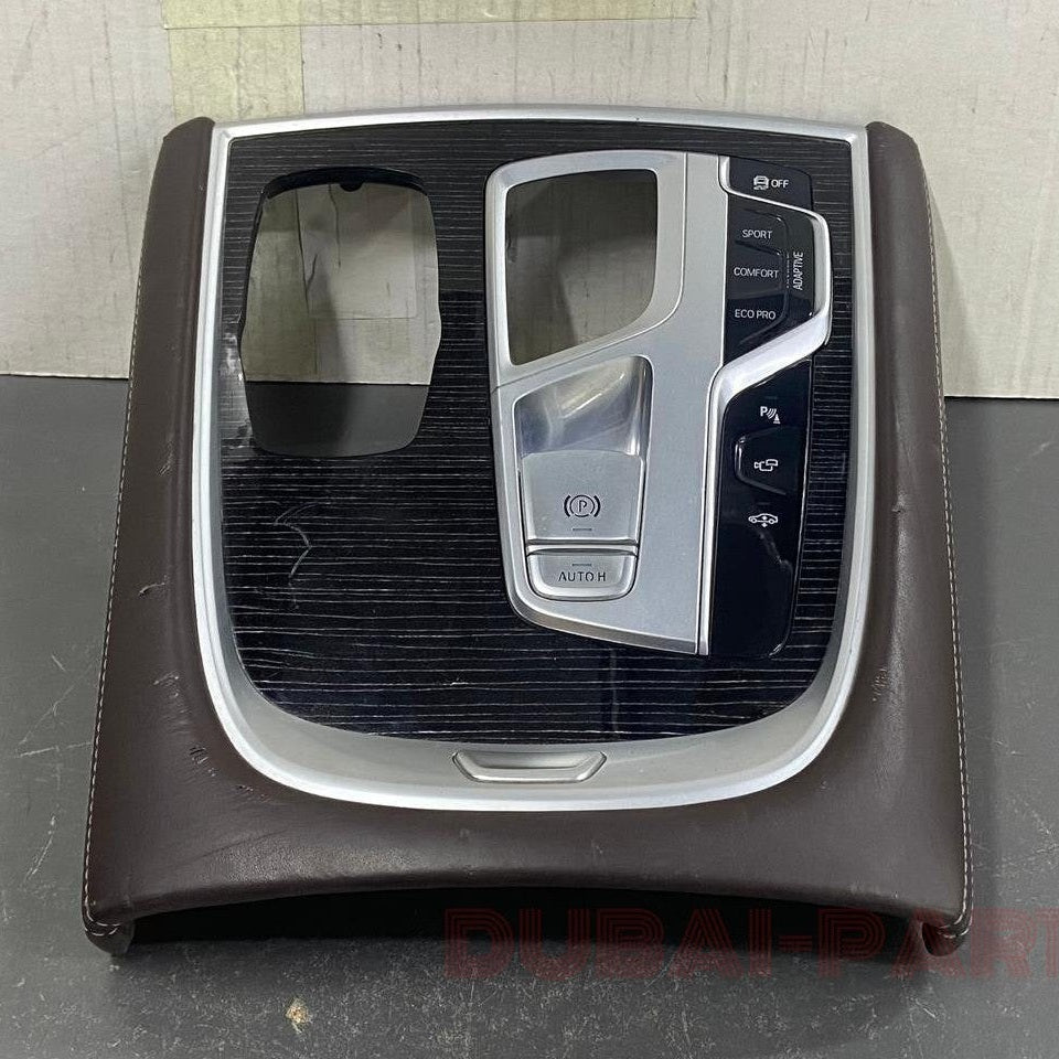لوحة تزيين الكونسول الوسطي الأصلية لسيارات BMW الفئة السابعة G11 و G12، رقم القطعة 9321366، مستعملة