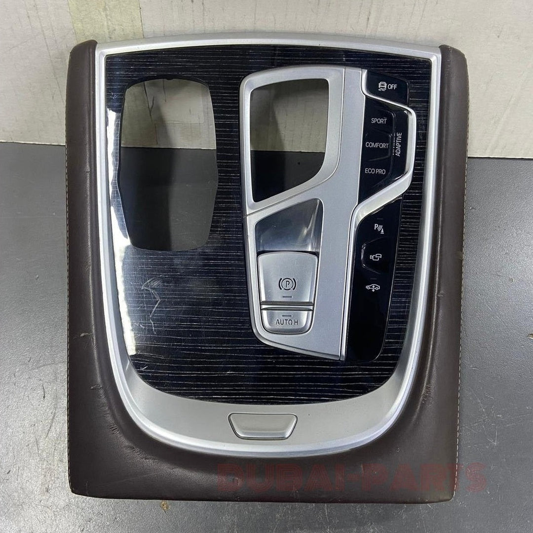لوحة تزيين الكونسول الوسطي الأصلية لسيارات BMW الفئة السابعة G11 و G12، رقم القطعة 9321366، مستعملة