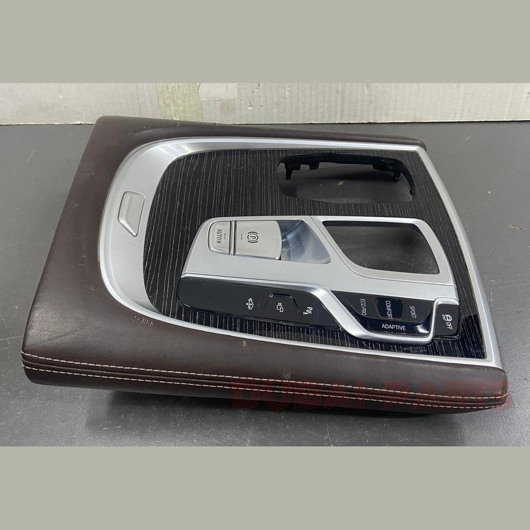لوحة تزيين الكونسول الوسطي الأصلية لسيارات BMW الفئة السابعة G11 و G12، رقم القطعة 9321366، مستعملة