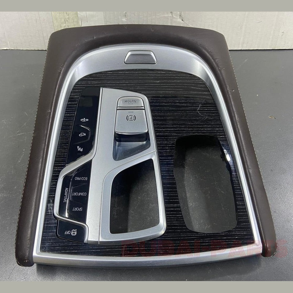 لوحة تزيين الكونسول الوسطي الأصلية لسيارات BMW الفئة السابعة G11 و G12، رقم القطعة 9321366، مستعملة