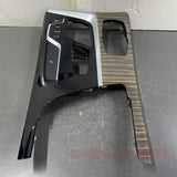 OEM BMW G30 G31 G32 530I 540I Center Console Trim Molding Wood Gloss Black 9383987 Used Item
