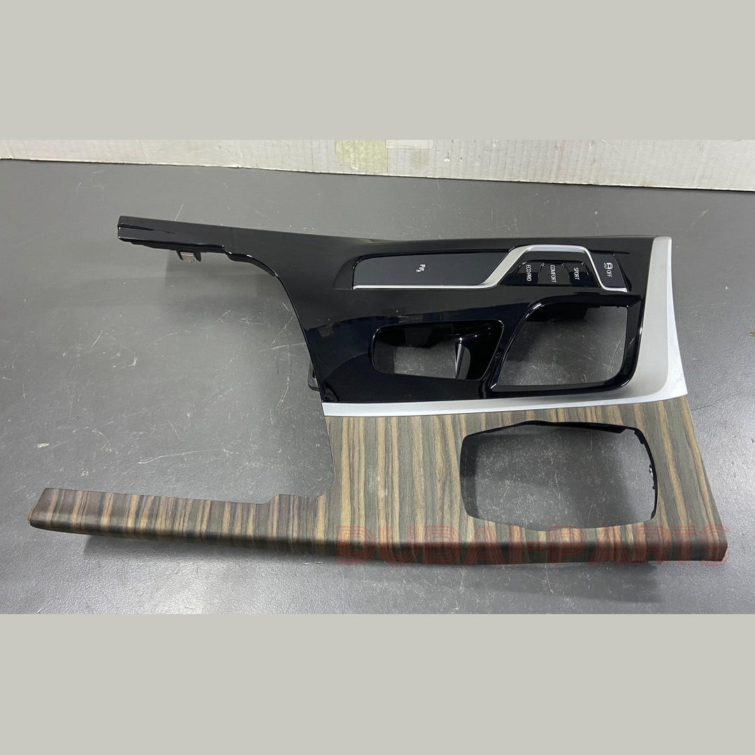 OEM BMW G30 G31 G32 530I 540I Center Console Trim Molding Wood Gloss Black 9383987 Used Item