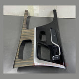 OEM BMW G30 G31 G32 530I 540I Center Console Trim Molding Wood Gloss Black 9383987 Used Item