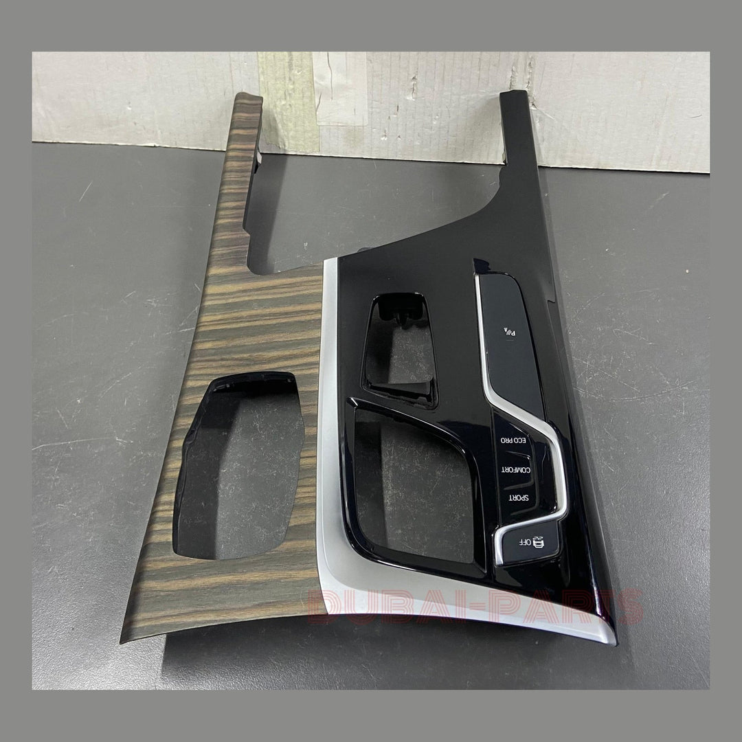 OEM BMW G30 G31 G32 530I 540I Center Console Trim Molding Wood Gloss Black 9383987 Used Item