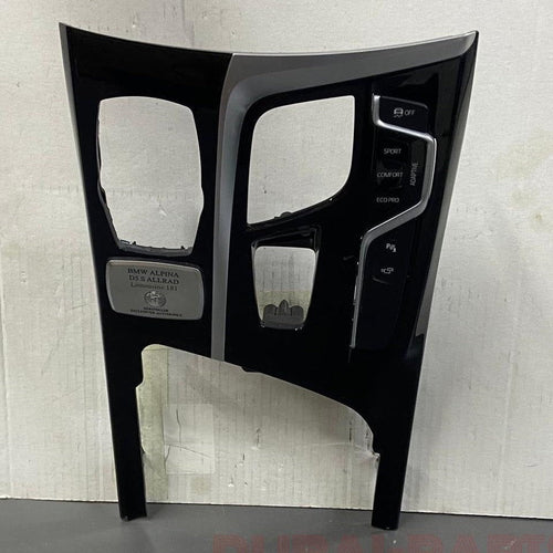 OEM BMW 5 SER G30 G31 G32 INTERIOR CENTRE CONSOLE TRIM PIANO BLACK RHD 8071621 USED ITEM