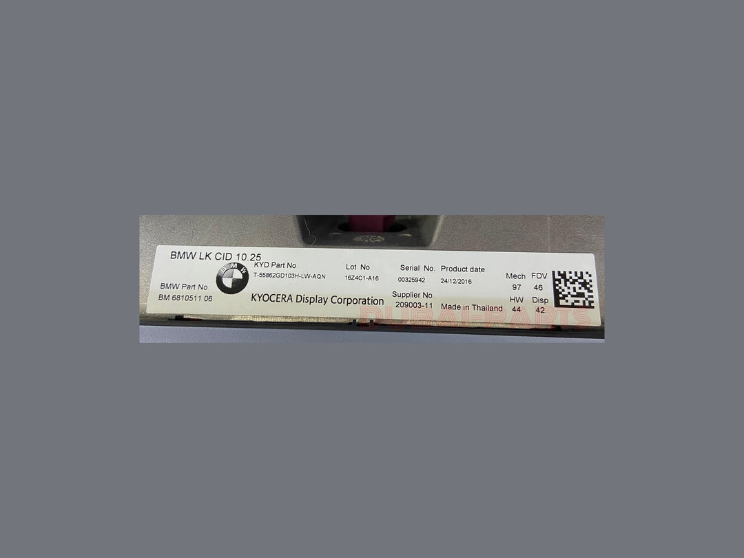 OEM 17-19 BMW F90 M5 G30 G32 CID CENTRAL INFORMATION DISPLAY SCREN OEM 6810511 USED ITEM