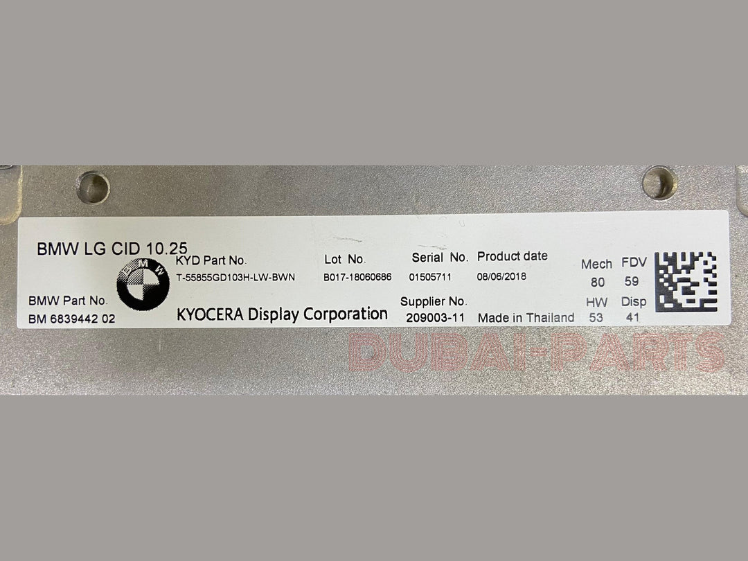 OEM 16-19 BMW G11 G12 740i Dash Center Display NBT Navigation Screen Monitor 6839442 USED ITEM