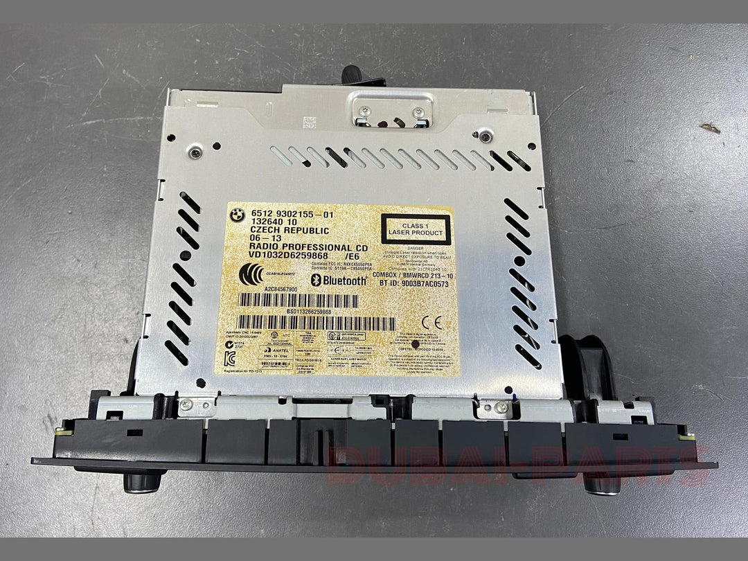 OEM BMW E81 E87 E89 E90 E91 LCI Professional CD Radio Bluetooth Head Unit 9302155 Used item