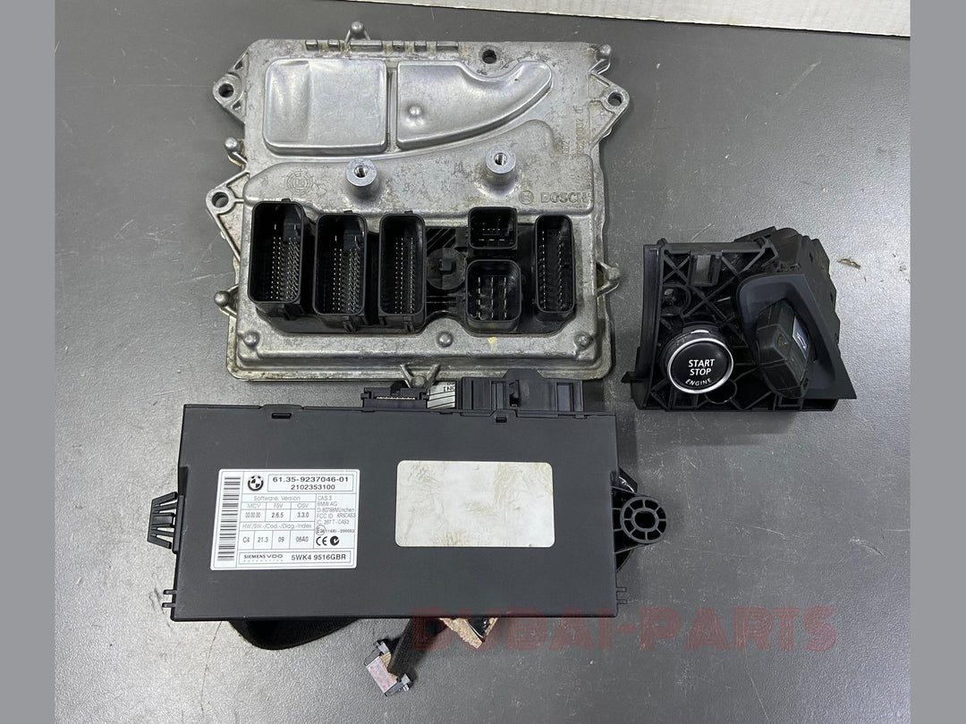 OEM 2011 BMW X5 E70 N55 3.0L ENGINE COMPUTER CONTROL MODULE ECU SET ECM PCM 7619981 USED ITEM