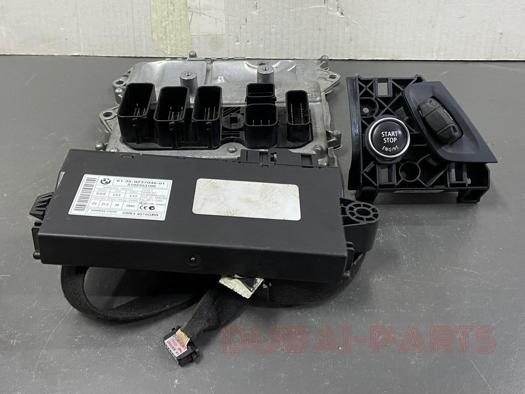 OEM 2011 BMW X5 E70 N55 3.0L ENGINE COMPUTER CONTROL MODULE ECU SET ECM PCM 7619981 USED ITEM