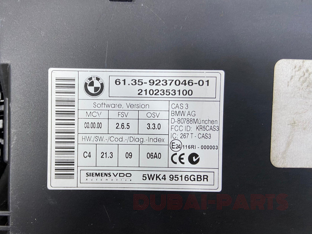 OEM 2011 BMW X5 E70 N55 3.0L ENGINE COMPUTER CONTROL MODULE ECU SET ECM PCM 7619981 USED ITEM