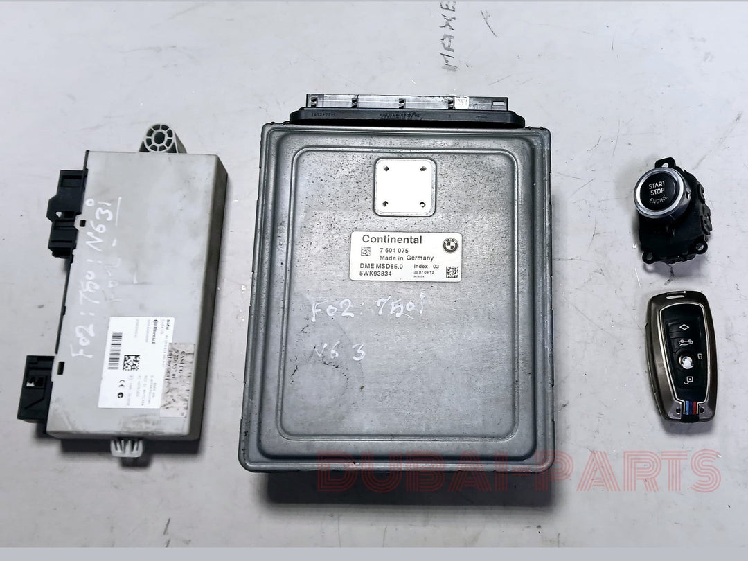 BMW 750i F02 N63 ENGINE CONTROL UNIT ECU KIT DME MSD85.0 7604075