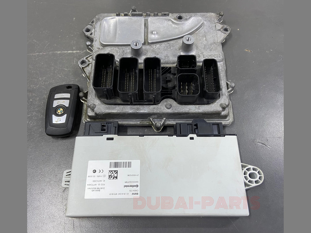 OEM BMW F07 N55 ENGINE CONTROL UNIT COMPUTER DME ECU SET 7620419 BOSCH USED ITEM