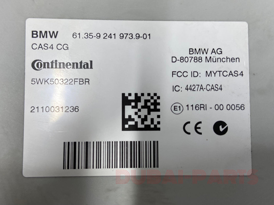 OEM BMW F07 N55 ENGINE CONTROL UNIT COMPUTER DME ECU SET 7620419 BOSCH USED ITEM