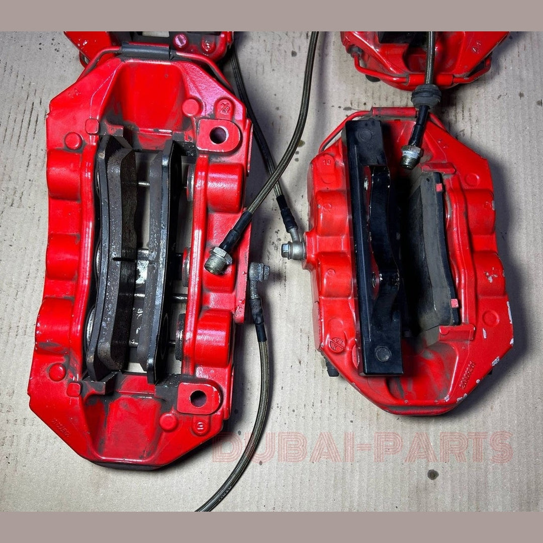 Mercedes-Benz E63 W212 E-Class Front \ Rear Brembo Red Brake Caliper Set of 4