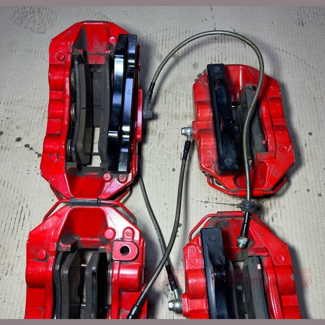 Mercedes-Benz E63 W212 E-Class Front \ Rear Brembo Red Brake Caliper Set of 4