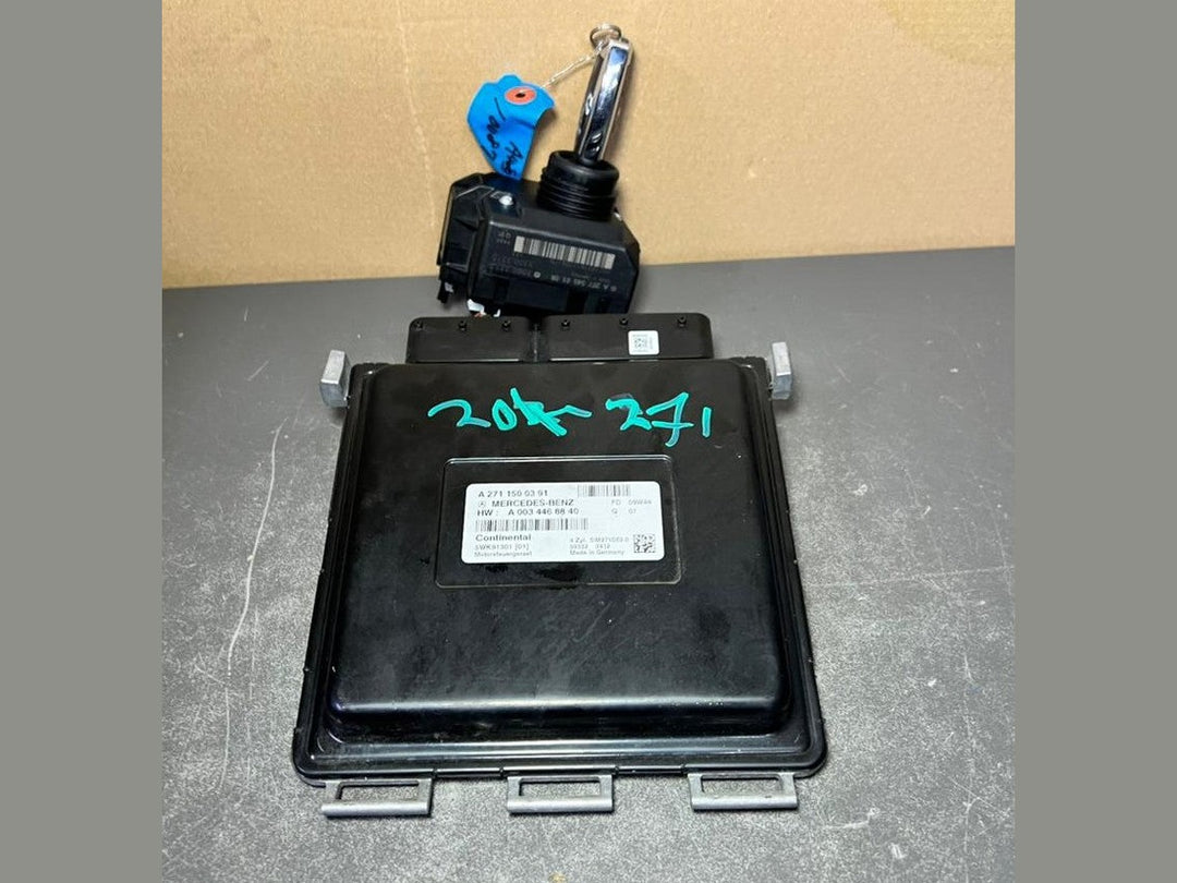 2010-2014 Mercedes-Benz W204 CGI ECU Engine Computer Ignition Key Set A271 1500391 OEM