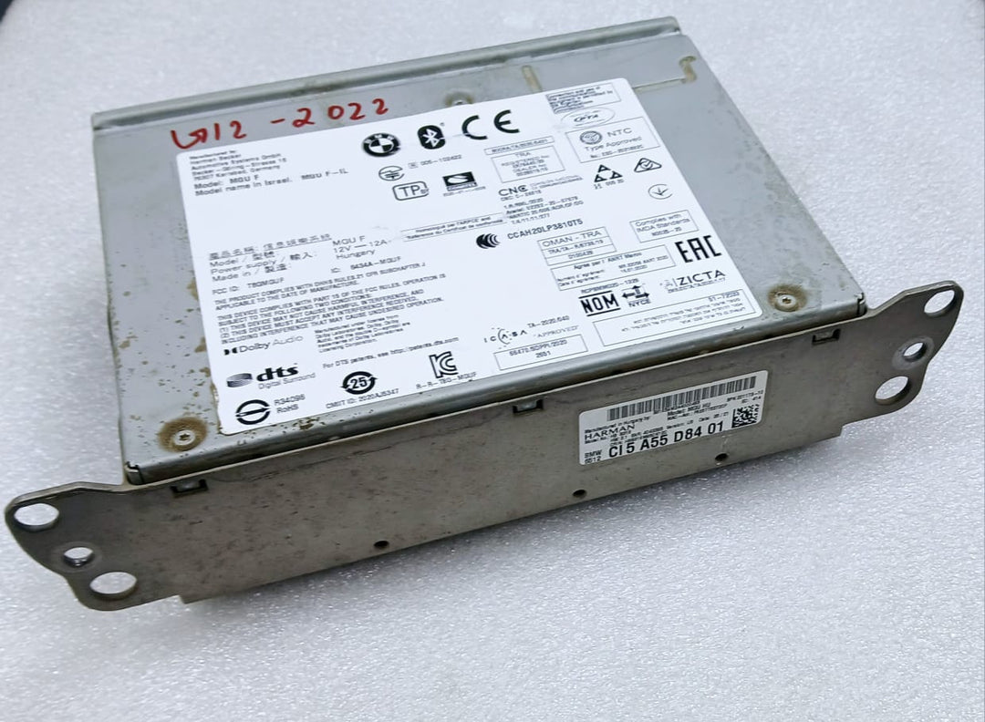 BMW 740i G12 LCI DASH DASHBOARD AUDIO RADIO RECEIVER MODULE  HEAD UNIT OEM 2021  CI 5A55D84