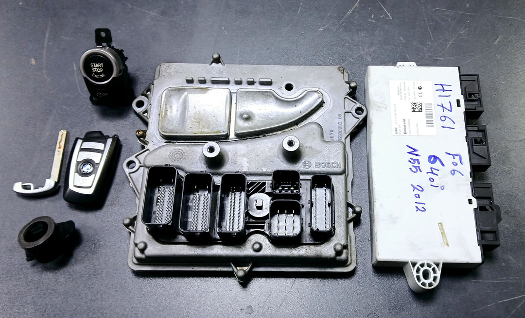 BMW 640i F06 2012 N55 ENGINE CONTROL UNIT ECU KIT DME 8606309