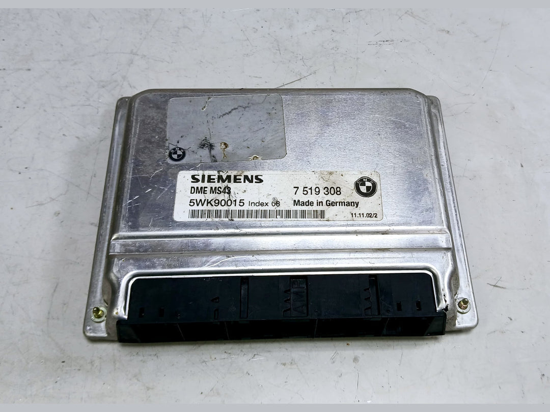 BMW 5 SERIES E39 Z3 E36 M54 ENGINE CONTROL ECU MODULE DME MS43 7519308