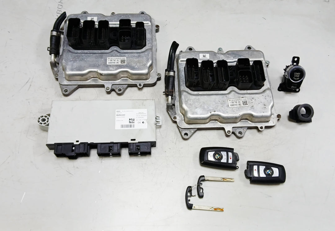 BMW 550iX N63N F10 LCI 2016 ENGINE CONTROL UNIT ECU SET DME 7540738