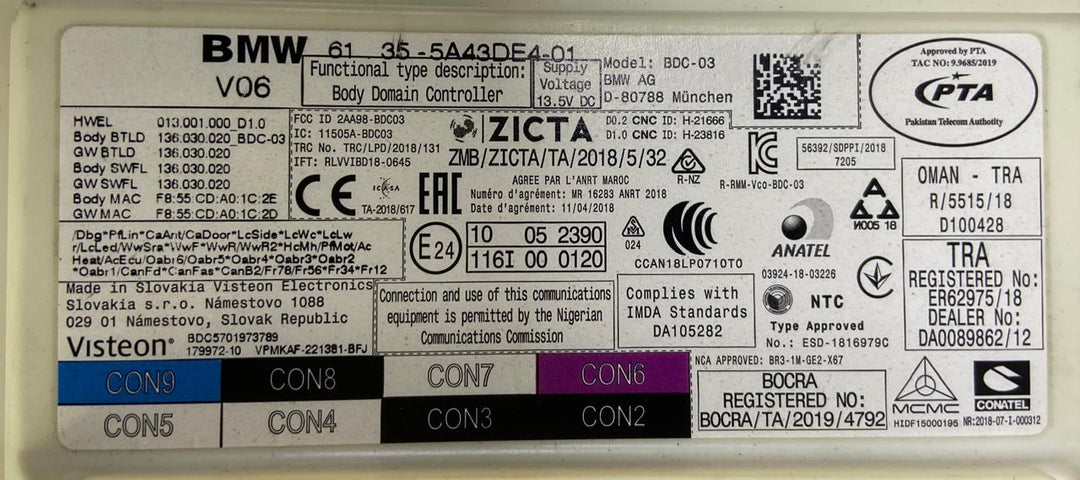 OEM BMW B58D G26 ENGINE CONTROL UNIT DME ECU SET 5A45F59 BOSCH