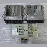 OEM BMW N74 G12 ENGINE CONTROL UNIT DOUBLE ECU SET DME 8489448 BOSCH