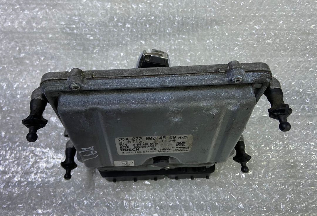 مجموعة مفتاح تشغيل وحدة التحكم الإلكترونية للمحرك (ECU) لسيارة مرسيدس W164، رقم القطعة A272 9004800، أصلية. 