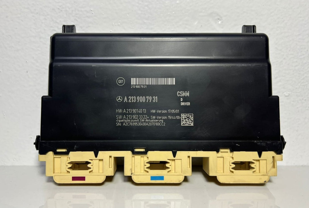 17-21 Mercedes-Benz W213 E-Class Driver Seat Control Module A213 9007931 OEM