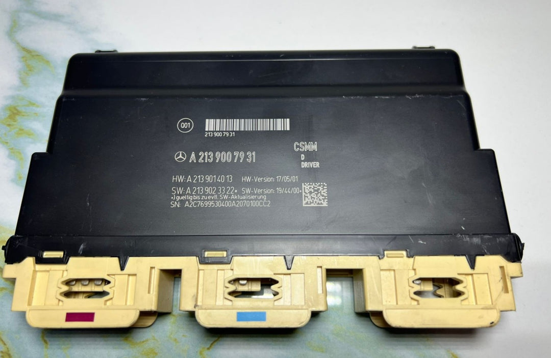 17-21 Mercedes-Benz W213 E-Class Driver Seat Control Module A213 9007931 OEM