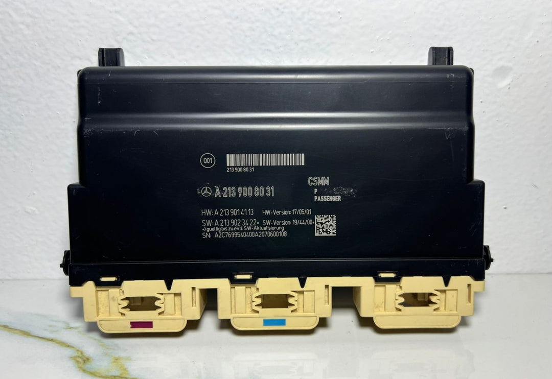 17-21 Mercedes Benz W213 E-Class Passenger Seat Control Module A213 9008031 OEM