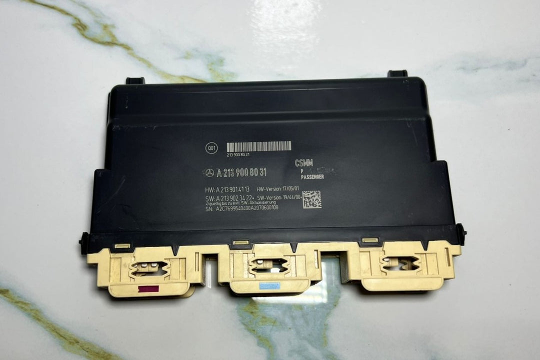 17-21 Mercedes Benz W213 E-Class Passenger Seat Control Module A213 9008031 OEM