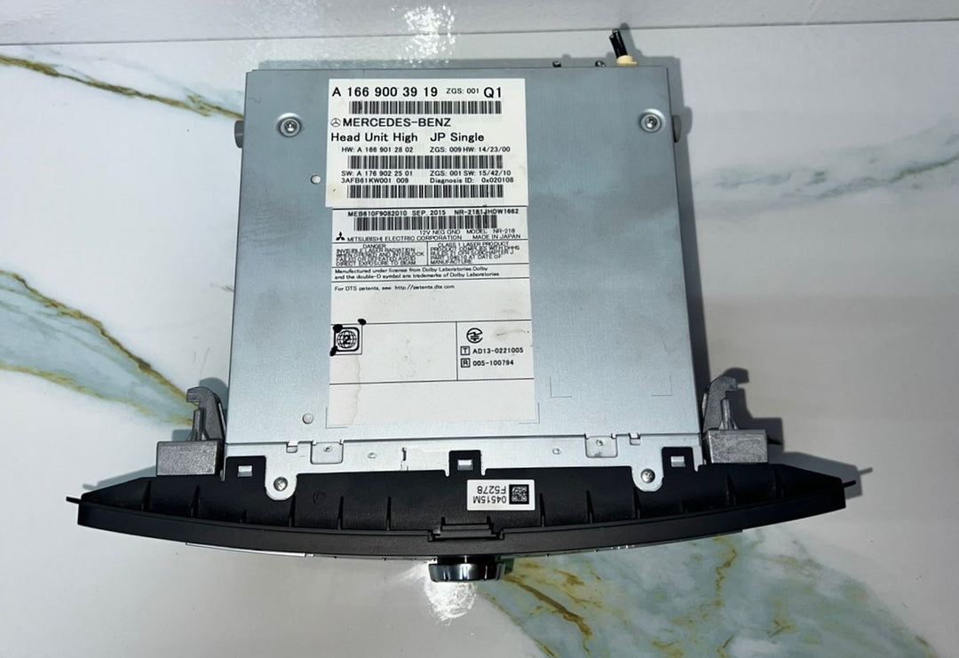 13-16 Mercedes-Benz W166 ML GLE Radio Audio Head Unit CD Player A166 9003919 OEM