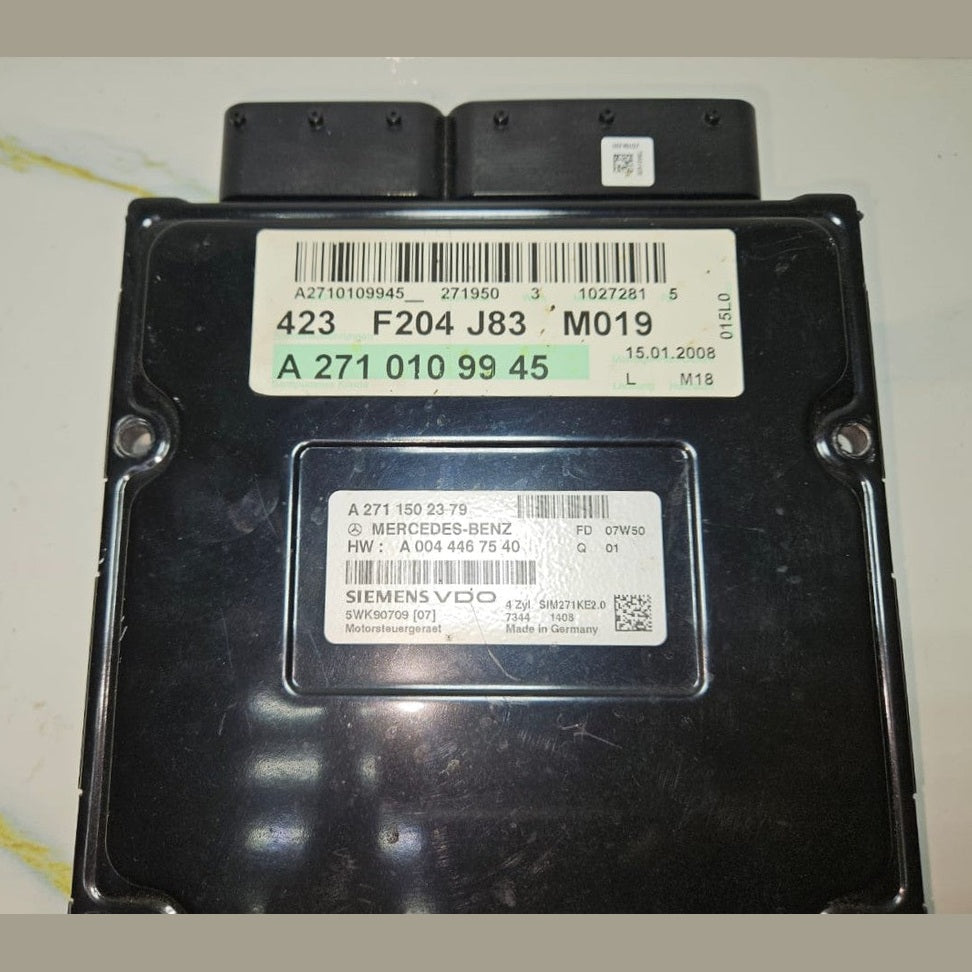 08-10 Mercedes W204 C-Class Engine Control Module Unit ECM ECU A271 1502379 OEM