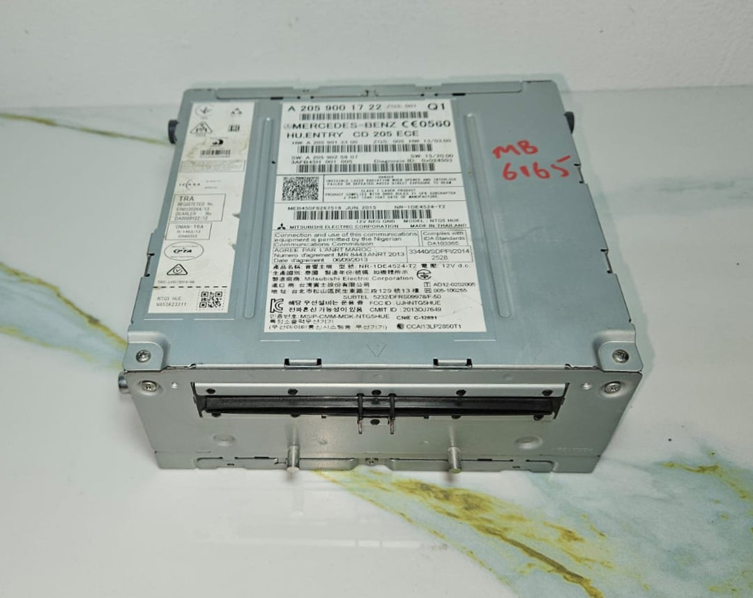14–18 Mercedes W205 C-Class Radio Audio Head Unit CD Player A205 9001722 OEM